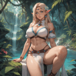 Elanaya Virel: Chaste Futanari Elf Herald